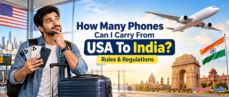 how many phones can i carry from usa to india