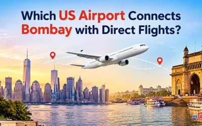 Which US Airport Connects Bombay with Direct Flights