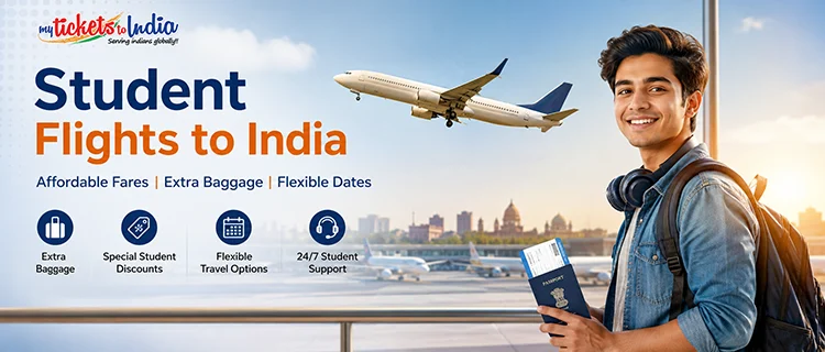 Student Flight Discounts usa to india