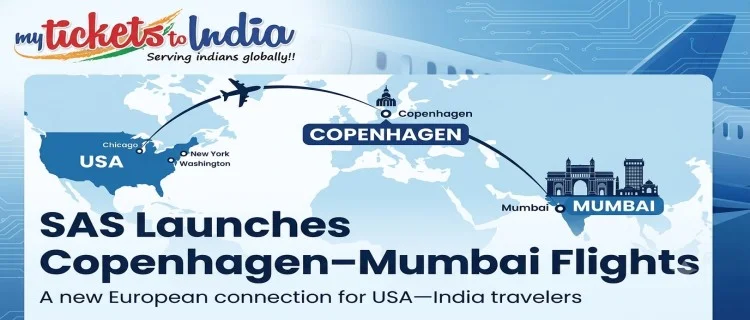 USA to Mumbai New Option Flights-mytickestoindia
