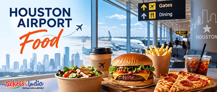 Houston Airport food options and restaurants at IAH