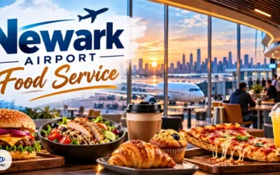 Newark Airport food services and restaurant dining options for travelers